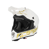 CASCO Cross / Enduro / Super Motard Acerbis X-TRACK 22-06 Bianco/Logo Oro